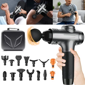Massage Gun Massagepistole Massager Muscle Percussion Massagegerät 14Köpfe` - Bild 1 von 8