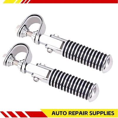 Motorcycle Highway Foot Pegs Footrest For Harley Chopper Bobber Custom 1-1-1/4" Foto 1 de 4
