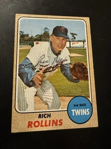 RICH ROLLINS Signed 1968 Topps #243 Minnesota Twins autographed Card - Picture 1 of 2