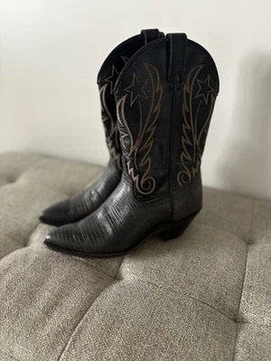 Botas vaqueras/rancheras occidentales Laredo para mujer negras talla 7,5 Foto 1 de 4