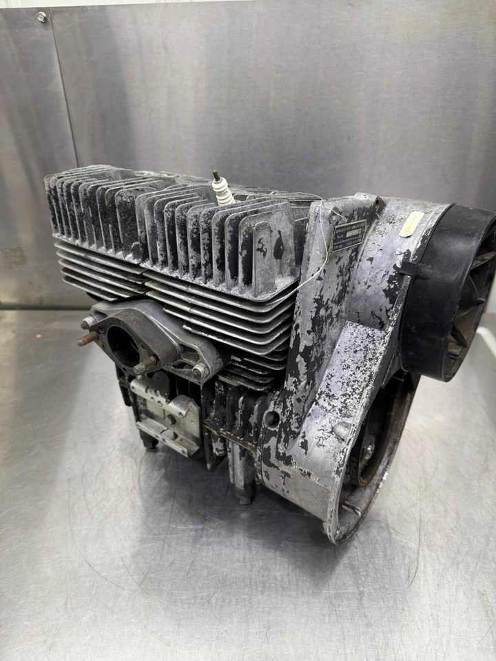 Vintage Snowmobile 1973 Ski-Doo TNT SILVER BULLET 435 440 Motor Good - Image 1 of 4