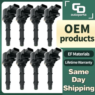 UF535 OEM 8 Ignition Coils for Mercedes-Benz G550 GLK350 Dodge Sprinter 19005267 - Image 1 of 4