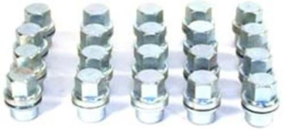 Land Rover Discovery Range Classic Defender porca de roda de aço conjunto de 20 NRC741 - Imagem 1 de 4