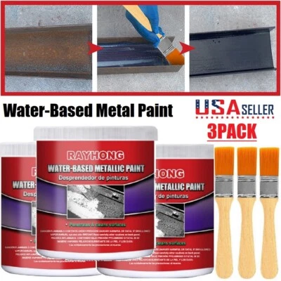 Преобразователь ржавчины для автомобильного шасси на водной основе металлический инструмент для удаления ржавчины с щеткой 3 штуки - Изображение 1 из 4