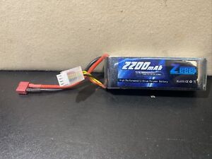 Zeee Lithium Polymer Battery 2200mAh 50C 7.4V Deans For RC Helicopter Airplan