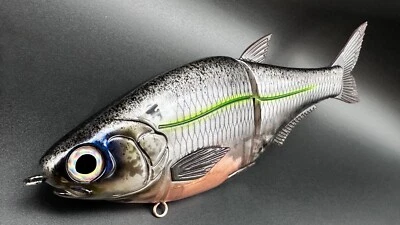 CLIQUE BAITS CUSTOM LURES HINKLE SHAD JR. CLONE SWIMBAIT 💥*SPOT REMOVER*💥CUSTOM PAINTED!🔥
