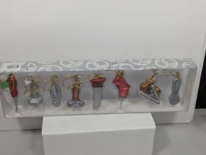 Department 56 Christmas Mini Glass Ornaments Set - Hardware Tools - Set of 8  - Picture 1 of 12