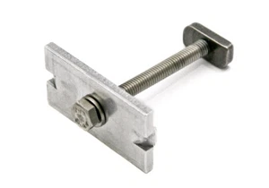 Mittelklemme für 48 - 50 mm Modulhöhe Photovoltaik Solar Befestigung M8 28/15 - Bild 1 von 2