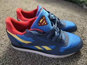 Reebok DC Crossover klassisches Leder GS Herrenschuhe SUPERMAN Größe 7 US 39 EU - Bild 1 von 6