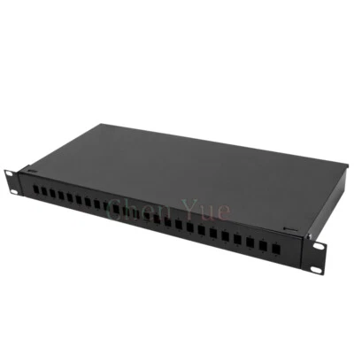 Fiber Optic Terminal Box 24 core SC LC No Adapter Pigtail 24 Ports Patch Panel - Image 1 of 4