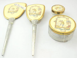 Juego de tocador decorativo vintage - Imagen 1 de 11