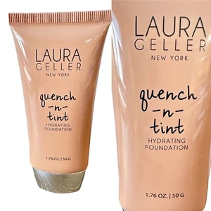 Laura Geller New York Quench-N-Tint feuchtigkeitsspendende Foundation TIEF 1,76 FLÜSSIGE OZ VERSIEGELT - Bild 1 von 8