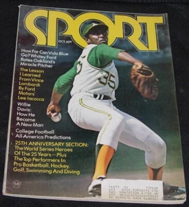 Sport Magazine,1971,Vida Blue,Oakland A's,Vince Lombardi - Picture 1 of 3