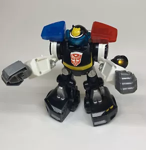 Transformers Playskool Rescue Bots Electronic Chase Police Bot 9” 2010 Hasbro - Picture 1 of 5