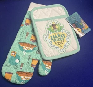 2024 Disney Parks Tiana’s Foods Bayou Adventure Oven Mitt & Pot Holder NEW - Picture 1 of 7