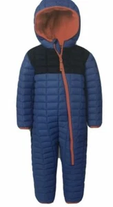 Snozu infant fleece lined quilted snowsuit - Picture 1 of 17