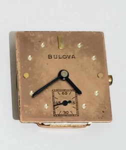 Vintage Bulova 8AE 17 Jewels Movement For Parts - Bild 1 von 6