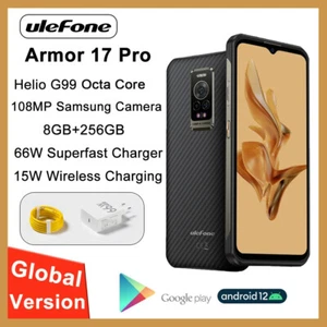 Ulefone Armor 17 Pro 120Hz 108MP Rugged Phone 8+256GB Night Vision Helio G99 NFC - Picture 1 of 17