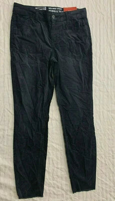 НОВЫЙ С ЯРЛЫКАМИ MOSSIMO ВЫСОКАЯ ТАЛИЯ ВЕЛЬВЕТОВЫЕ УЗКИЕ БРЮКИ РАЗМЕР 00 - Изображение 1 из 4