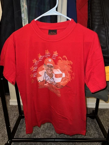 Michael Schumacher T-shirt Pulse & Passion Red Size Small Mens Official Licensed Cover
