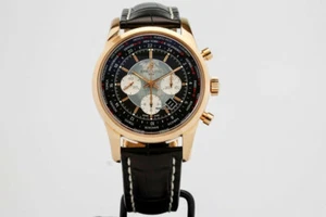Breitling Transocean Chronograph Unitime 46mm Rose Gold Black - Picture 1 of 1