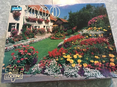 NUEVA CAJA SIN ABRIR DE COLECCIÓN 1000 PIEZAS GREMIO ROMPECABEZAS SCHWABAIN ALPS, ALEMANIA 4710-2 Foto 1 de 4