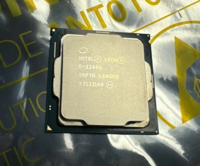 Intel Xeon E-2246G SRF7N 6 酷睿 12 线程 3.60 GHz 4.80 GHz Turbo CPU — 第 1/2 张图片