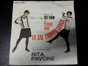 45 Giri - RITA PAVONE - FORTISSIMO / LA SAI TROPPO LUNGA - PM 45 3366 - Foto 1 di 1