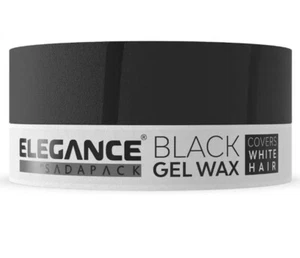 Elegance Plus Hair Styling Black Gel Covers White Hair 140g - Picture 1 of 1