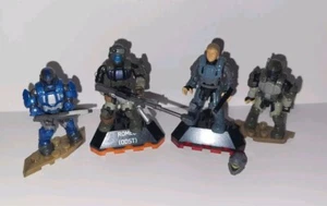 Halo Mega Bloks Halo Heroes Lot of 4 Figures Romeo Dare Graves Buck ODST Lot - Picture 1 of 3