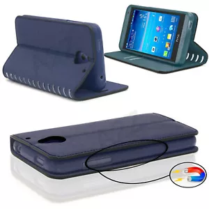 Wallet Flip Cover Stand Leather Luxury Magnetic Closure Case For Mobile Phones - Picture 1 of 18