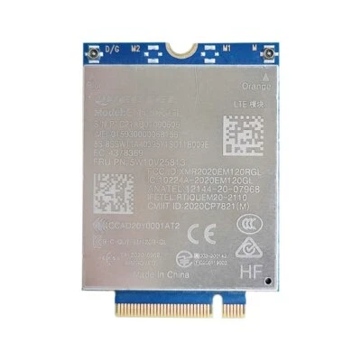 EM120R-GL 4G Module for Lenovo ThinkPad P14s T14 T15 P15s T14s L14 L15 X13 Gen 2 - Image 1 of 2
