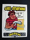 1976 Fleer Stick-It-To'em Stickers # 4 Gas Station (EX)