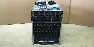 HP C7000 G3 Enclosure 10Gbit iSCSI 14.7TB SAN Solution 128-Cores 1024GB RAM - Picture 1 of 7