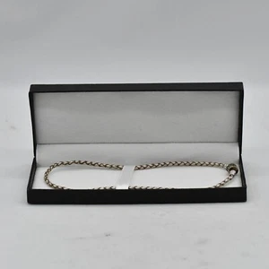 Pandora Doppel Geflochtenes Leder Wickelarmband Sterlingsilber Echt 13 7/8" - Bild 1 von 6