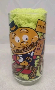 Vintage McDonalds McDonaldland Mayor McCheese Action Series Tumbler Glass 1977 - Picture 1 of 3