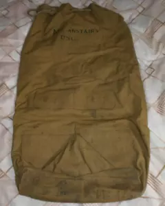WW2 ARMY SIGNAL BAG - SIGNAL NO. 7 CANVAS DRAWSTRING BAG ZA20483 / CARSTAIRS DSC - Picture 1 of 13