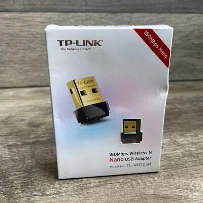 TP-Link TL-WN725N 150Mbps Wireless N Nano USB Port Adapter For Plugged Laptop - Image 1 of 3