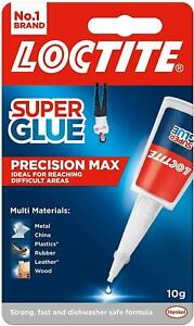 LOCTITE Super Glue 10g Bottle Precision Max Extra Long Nozzle Fast & Strong DIY