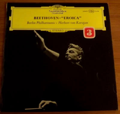 DGG 138 804 - Beethoven: Symphony No. 3 - Karajan - [Large Tulips] - VGC - Image 1 of 2