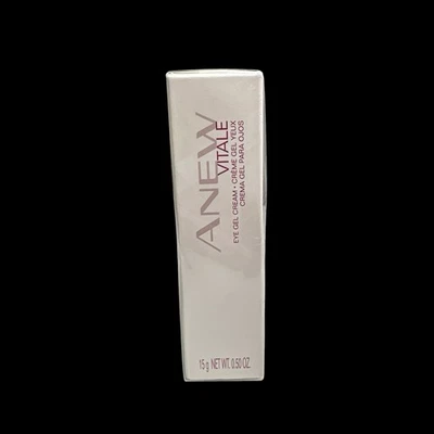 Crema en gel para ojos Avon Anew Vitale 0,50 OZ 15 g nueva en caja sellada de fábrica retirada 2014 nueva en stock Foto 1 de 4
