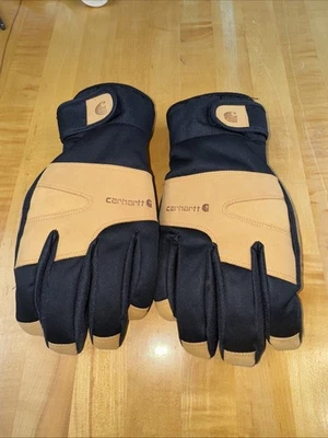 Carhartt Men's Winter Dex Cow Grain Leather Insulated Gloves Waterproof Brown - image 1 of 4