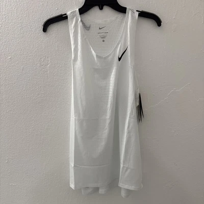 Nike AeroSwift Dri-FIT ADV Running Singlet Tank White FN4231-121 Men's Size L - Image 1 of 4