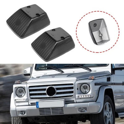 Cubierta de lente de señal de humo duradera reemplazo para Benz Clase G G63 G550 G500 1980-2018 Foto 1 de 4
