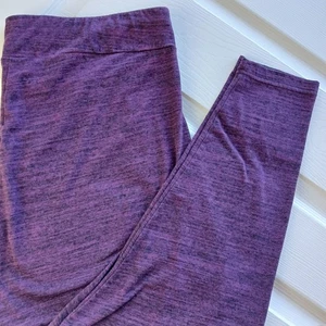 Time and Tru Capri Leggings XXL 20 Purple Space Dye high rise athleisure comfort - Picture 1 of 10