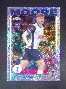 2024-25 Topps Cromo UEFA Mikey Moore #199 RC Novato Brillo Plateado - Imagen 1 de 2