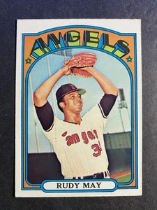 1972 Topps Baseball Rudy May California Angels Card #656 (a) - Picture 1 of 2
