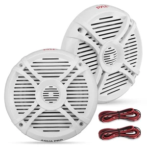 Pyle 250 W Marine Lautsprechersystem - Dual 6,5" Outdoor Stereo Audio Sound Lautsprecher - Bild 1 von 1