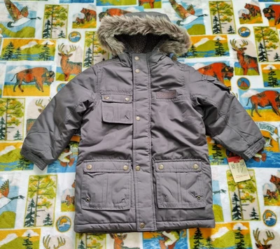 NWT OshKosh B'Gosh Military Parka Winter Jacket Size Little Kid 5 Boys - Image 1 of 4