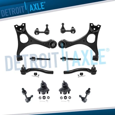 Kit de suspensión de barras estabilizadoras de brazos de control inferiores delanteros de 12 piezas para Honda Civic 2006-2011 Foto 1 de 4